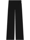 Courrèges Wide-leg Black Trousers