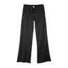 Courrèges Wide-leg Black Trousers With Contemporary Silhouette In Black