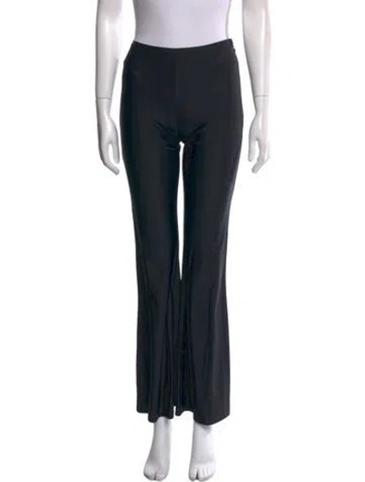 Pre-owned Courrèges Wide Leg Pants In Black
