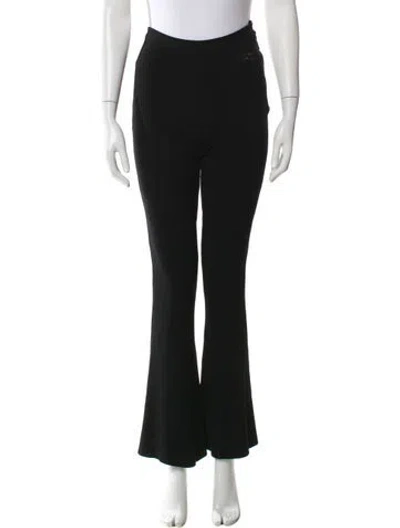 Pre-owned Courrèges Wide Leg Pants In Black