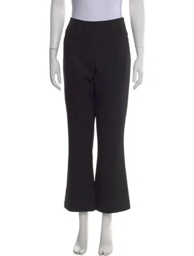 Pre-owned Courrèges Wide Leg Pants In Black