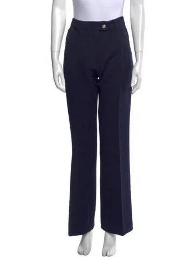 Pre-owned Courrèges Wide Leg Pants In Blue
