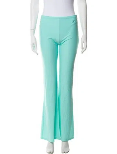 Pre-owned Courrèges Wide Leg Pants In Blue