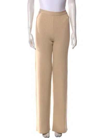 Pre-owned Courrèges Wide Leg Pants In Neutral