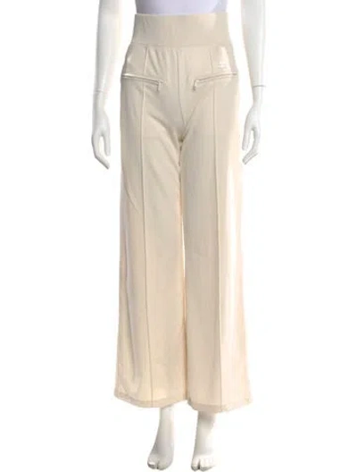 Pre-owned Courrèges Wide Leg Pants In Neutral