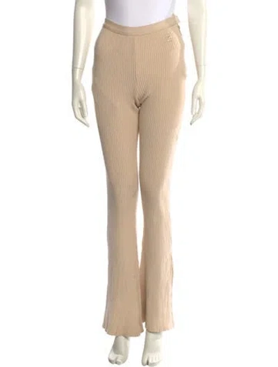 Pre-owned Courrèges Wide Leg Pants In Neutral