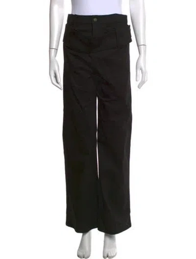 Pre-owned Courrèges Wide Leg Pants W/ Tags In Black