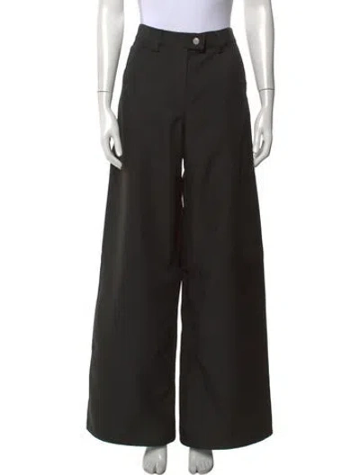 Pre-owned Courrèges Wide Leg Pants W/ Tags In Black