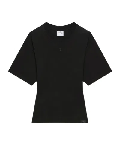 COURRÈGES COURRÈGES WIDE SLEEVED FITTED-WAIST T-SHIRT