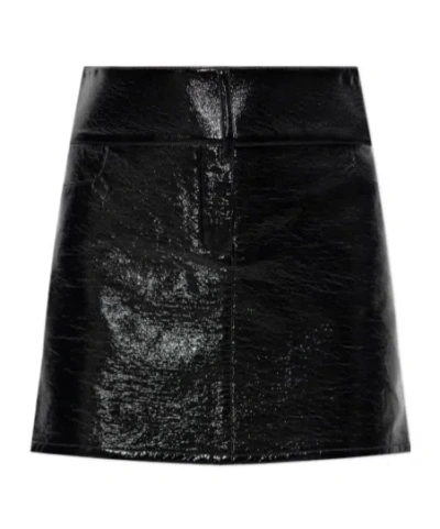 Courrèges Wide-waist Skirt In Black