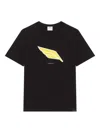 Courrèges Wing-print T-shirt In Black