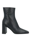 Shop Courrèges Courreges Woman Ankle Boots Black Size 11 Leather