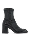 Courrèges Courreges Woman Ankle Boots Black Size 11 Polyurethane In Black