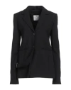 Courrèges Courreges Woman Blazer Black Size 8 Wool, Elastane