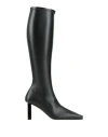 Courrèges Woman Boot Black Size 8 Textile Fibers In Black