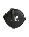 Courrèges Courreges Reedition Leather Circle Bag In Black