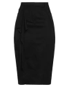 Courrèges Courreges Woman Denim Skirt Black Size 28 Cotton, Elastane