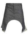 Courrèges Grey Asymmetric Mini Skirt In Gray