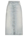 Courrèges Courreges Woman Denim Skirt Blue Size 8 Cotton In Blue