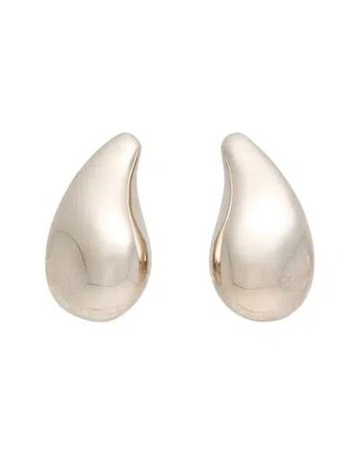 Courrèges Woman Earrings Silver Size - Copper, Brass