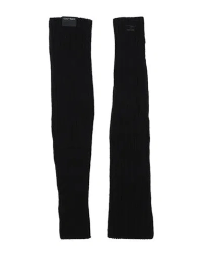 Courrèges Woman Gloves Black Size Onesize Wool