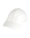 Courrèges Woman Hat White Size S Cotton, Polyurethane, Elastane