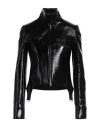 Courrèges Black Embossed-logo Jacket In Black