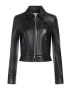Courrèges Veste En Cuir D'agneau In Black