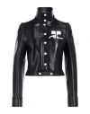 Courrèges Re-edition Vinyl Effect Jacket In Green