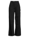 Courrèges Courreges Woman Jeans Black Size 28 Cotton, Elastane