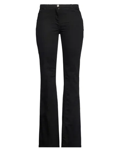 Courrèges Woman Jeans Black Size 29 Cotton, Elastane