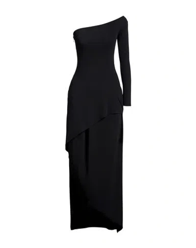 Courrèges Woman Maxi Dress Black Size 8 Viscose, Elastane