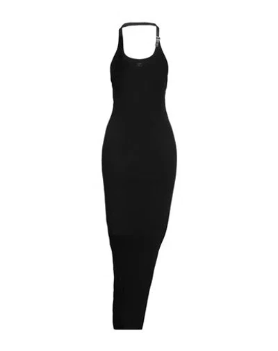 Courrèges Courreges Woman Maxi Dress Black Size L Viscose, Polyester