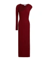 Courrèges Woman Midi Dress Brick Size M Viscose, Polyester