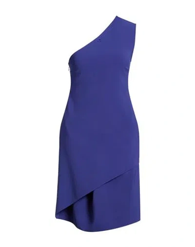 Courrèges Woman Midi Dress Bright Blue Size 6 Polyester, Polyurethane