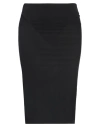 COURRÈGES COURREGES WOMAN MIDI SKIRT BLACK SIZE S POLYESTER, ELASTANE