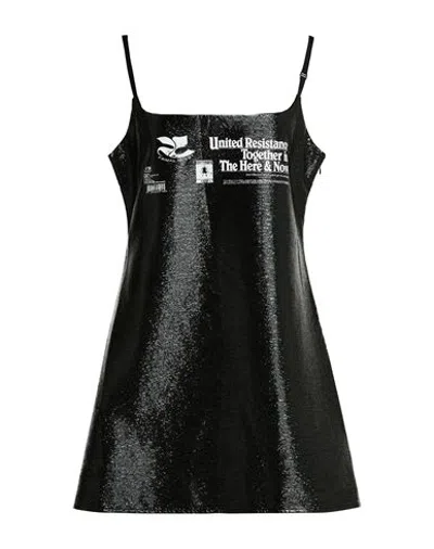 Courrèges Woman Mini Dress Black Size 4 Viscose, Polyurethane, Elastane
