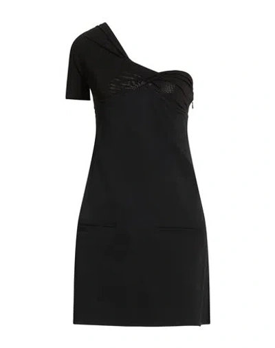 Courrèges Woman Mini Dress Black Size 4 Viscose, Wool, Elastane