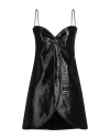 Courrèges Ellipse Mini Midi Dress In Black