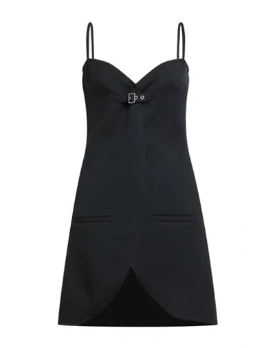Courrèges Woman Mini Dress Black Size 6 Polyester, Acetate