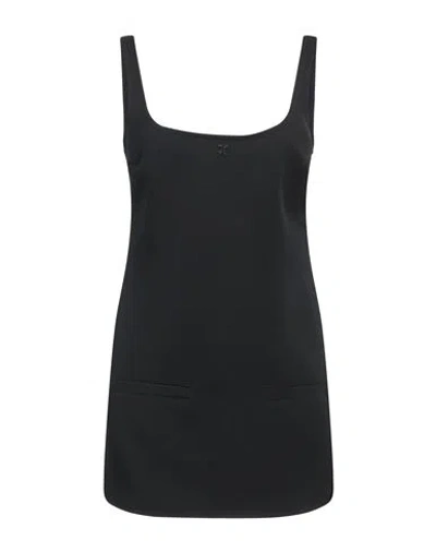 Courrèges Courreges Woman Mini Dress Black Size 6 Polyester, Acetate