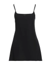 Courrèges Courreges Mini Dress With Strap And Buckle Detail. In Black