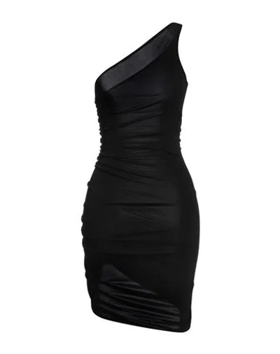 Courrèges Courreges Woman Mini Dress Black Size S Viscose, Elastane