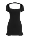 Courrèges Courreges Woman Mini Dress Dark Green Size M Viscose, Polyester In Black