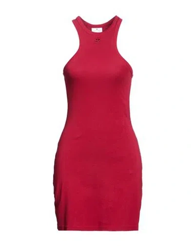 Courrèges Woman Mini Dress Brick Size L Cotton In Red
