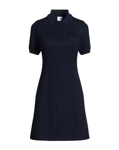 COURRÈGES COURRÈGES WOMAN MINI DRESS MIDNIGHT BLUE SIZE M COTTON