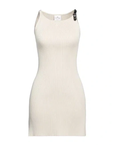 Courrèges Woman Mini Dress Off White Size S Viscose, Polyester