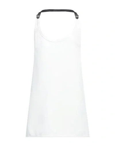 Courrèges Courreges Woman Mini Dress White Size 6 Polyester, Acetate