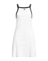 Courrèges Courreges Woman Mini Dress White Size L Cotton
