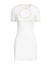 Courrèges Courreges Woman Mini Dress White Size S Cotton